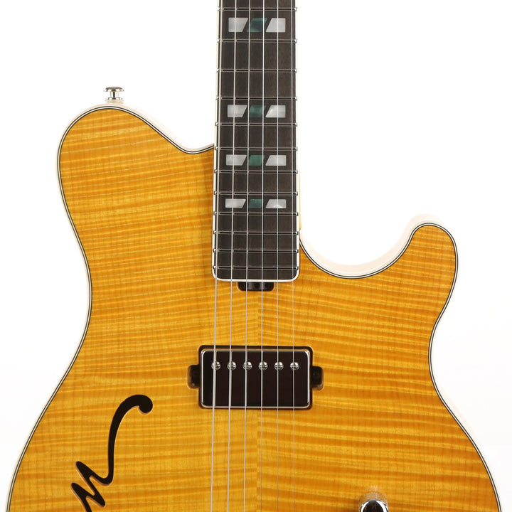 Ernie Ball Music Man BFR Axis Semi-Hollow Buttery Blonde