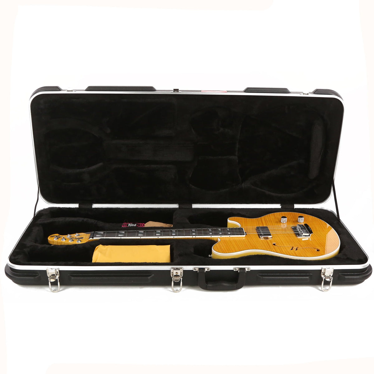 Ernie Ball Music Man BFR Axis Semi-Hollow Buttery Blonde — 8