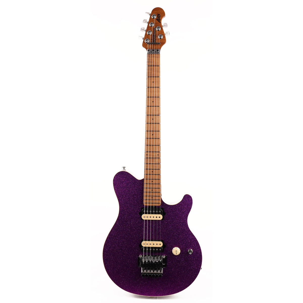 Ernie Ball Music Man Axis Guitar Fuschia Sparkle Music Zoo Exclusive — 2
