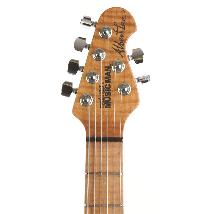 Ernie Ball Music Man Albert Lee HH Trem Fuschia Sparkle Music Zoo Exclusive