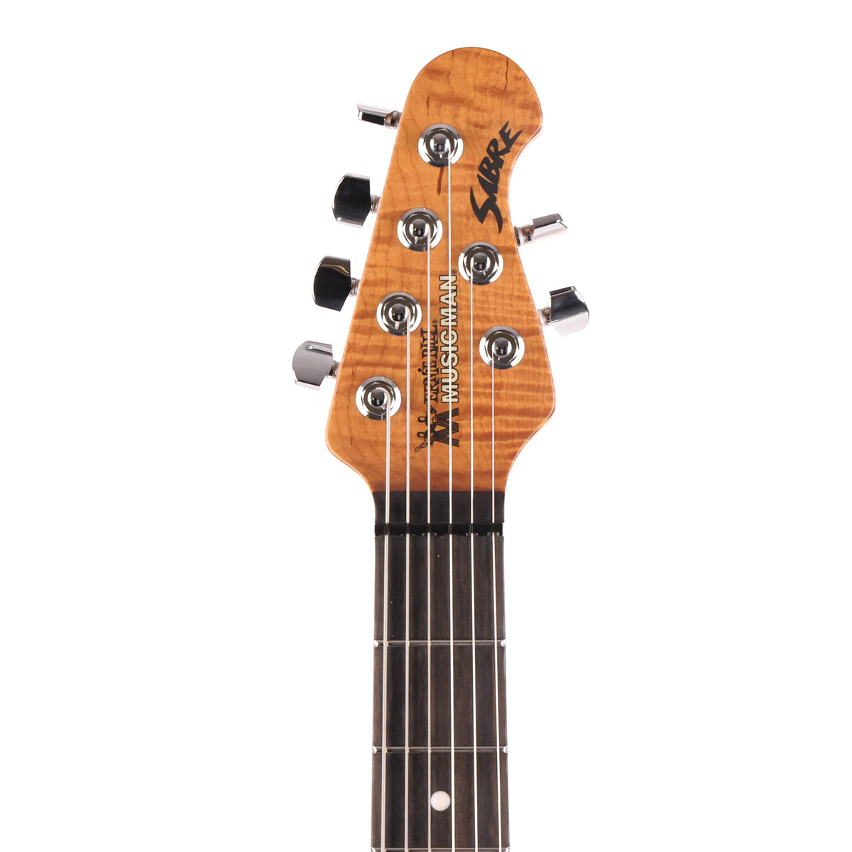 Ernie Ball Music Man Sabre Guitar HH Deep Blue Burst — 4