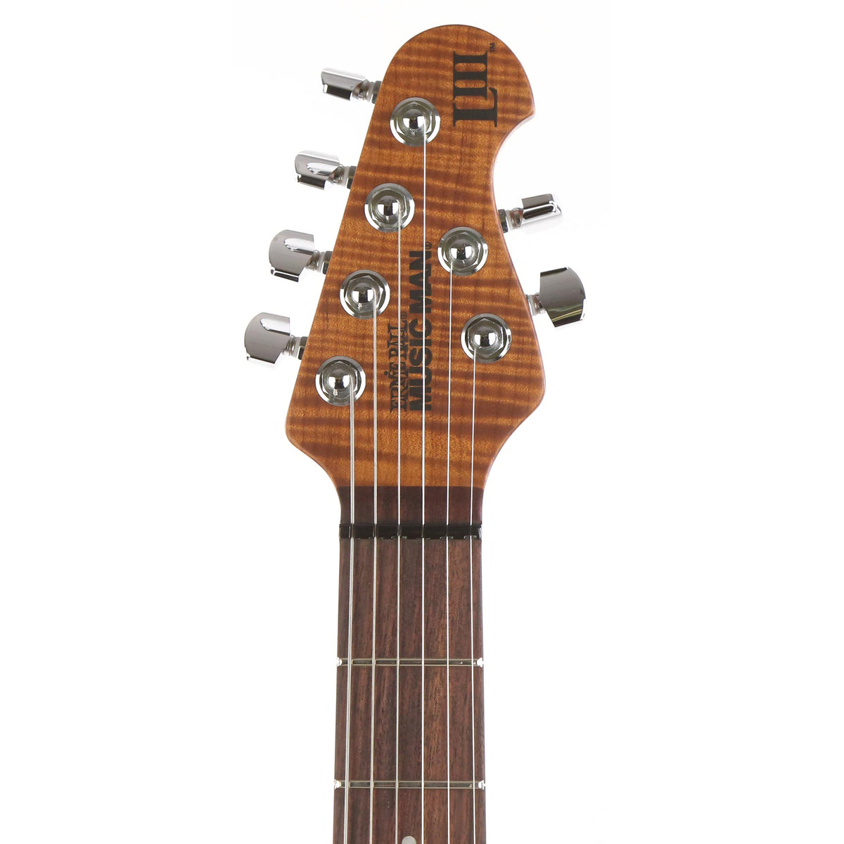 Ernie Ball Music Man Luke III HSS Luscious Green Flame Top — 4