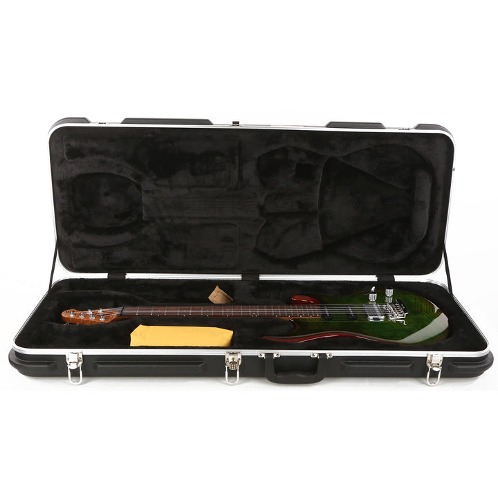 Ernie Ball Music Man Luke III HSS Luscious Green Flame Top