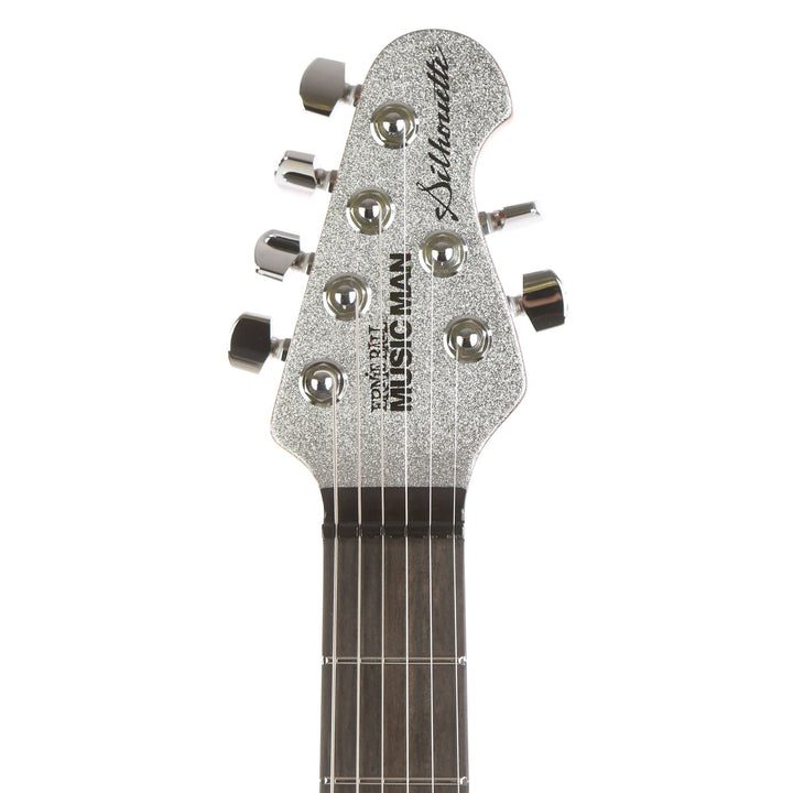 Ernie Ball Music Man BFR Silhouette HSH Trem Silver Flake Sparkle
