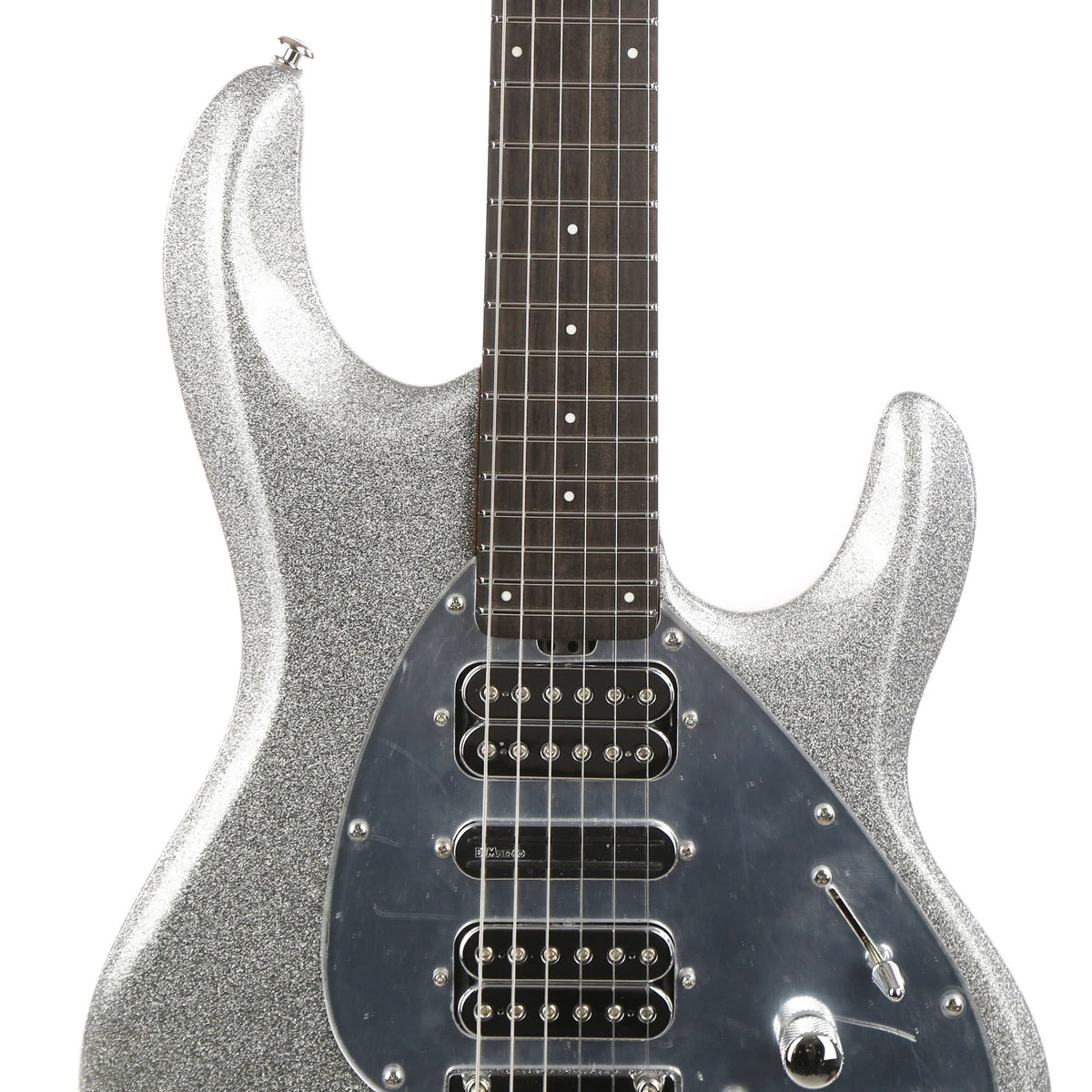 Ernie Ball Music Man BFR Silhouette HSH Trem Silver Flake Sparkle — 6
