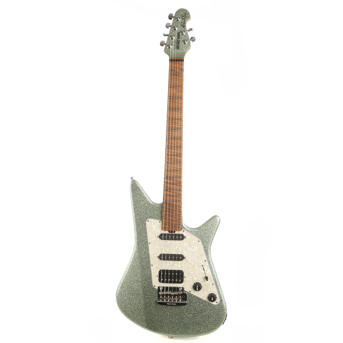 Ernie Ball Music Man BFR Albert Lee HSS Seafoam Sparkle — 2