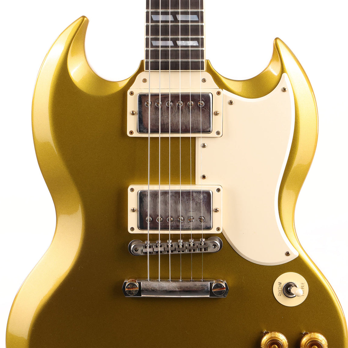 Gibson Custom Shop Made 2 Measure SG Double Gold | The Music Zoo