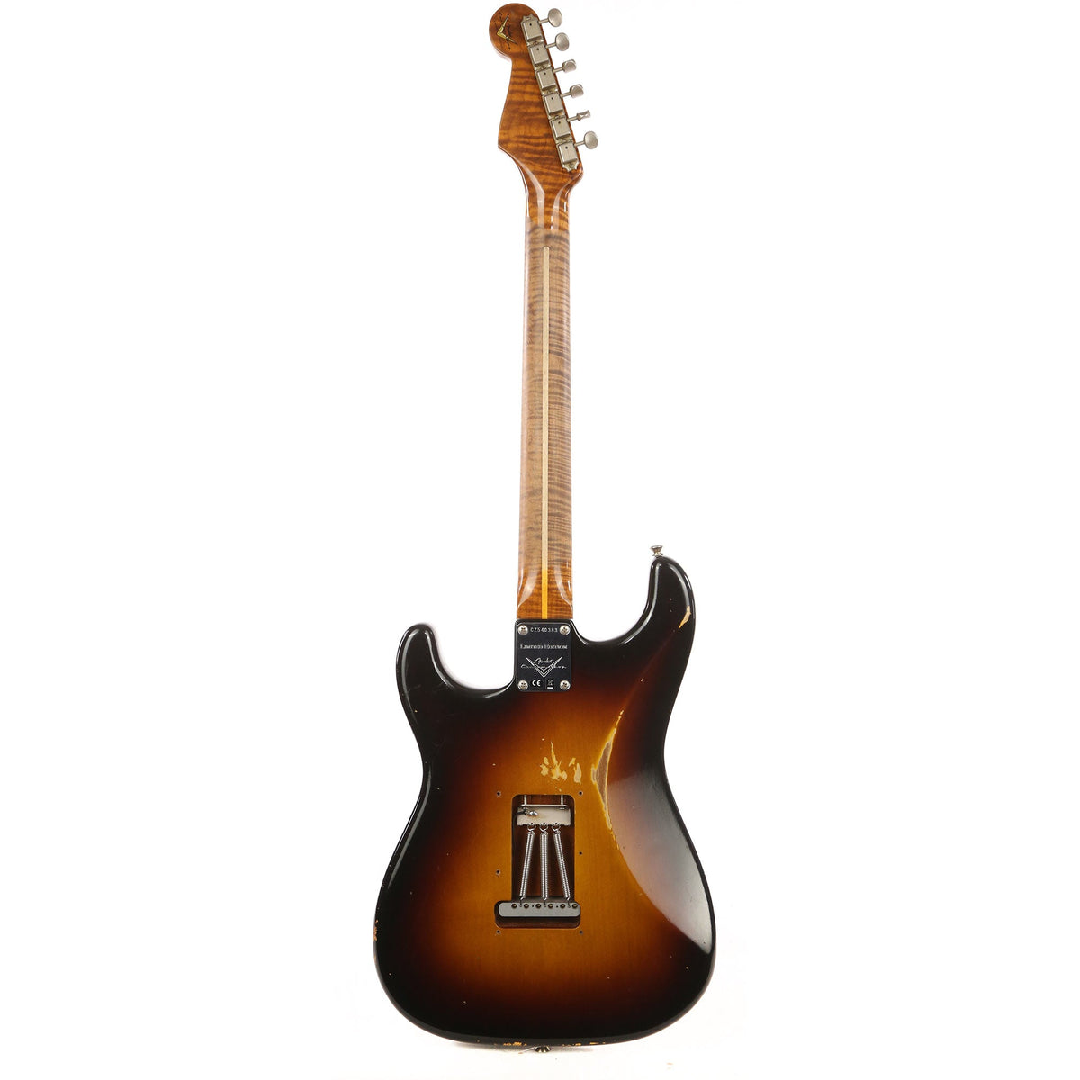 Fender Custom Shop 1963 Tomatillo Stratocaster Super Faded Aged 3-Tone Sunburst 2019 — 3