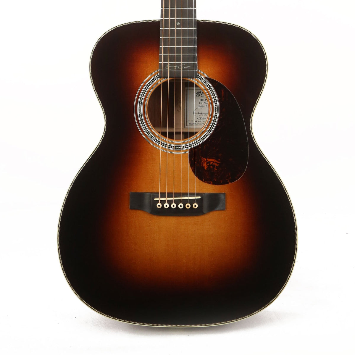 Martin 000-28M Limited Edition Eric Clapton Model Acoustic Sunburst 2009 — 1