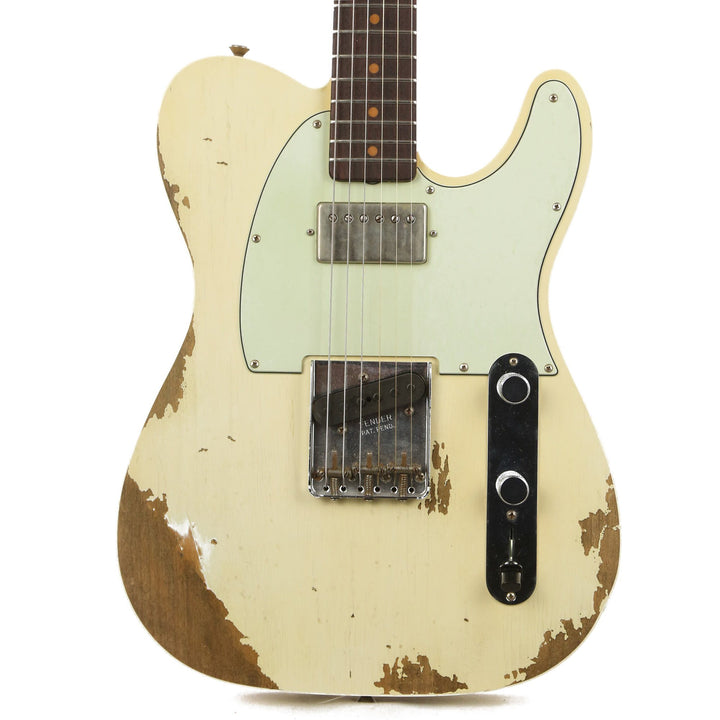 Fender Custom Shop 1960 Telecaster Custom Super Faded Aged Olympic White NAMM 2017 Display