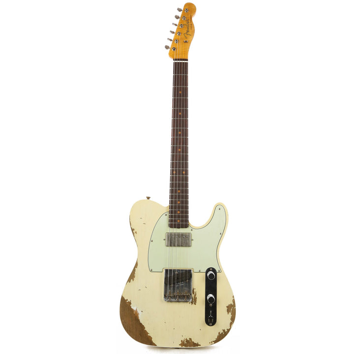 Fender Custom Shop 1960 Telecaster Custom Super Faded Aged Olympic White NAMM 2017 Display