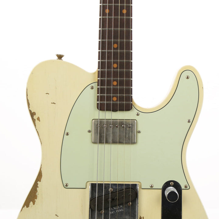 Fender Custom Shop 1960 Telecaster Custom Super Faded Aged Olympic White NAMM 2017 Display