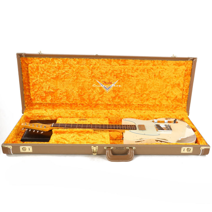 Fender Custom Shop 1960 Telecaster Custom Super Faded Aged Olympic White NAMM 2017 Display