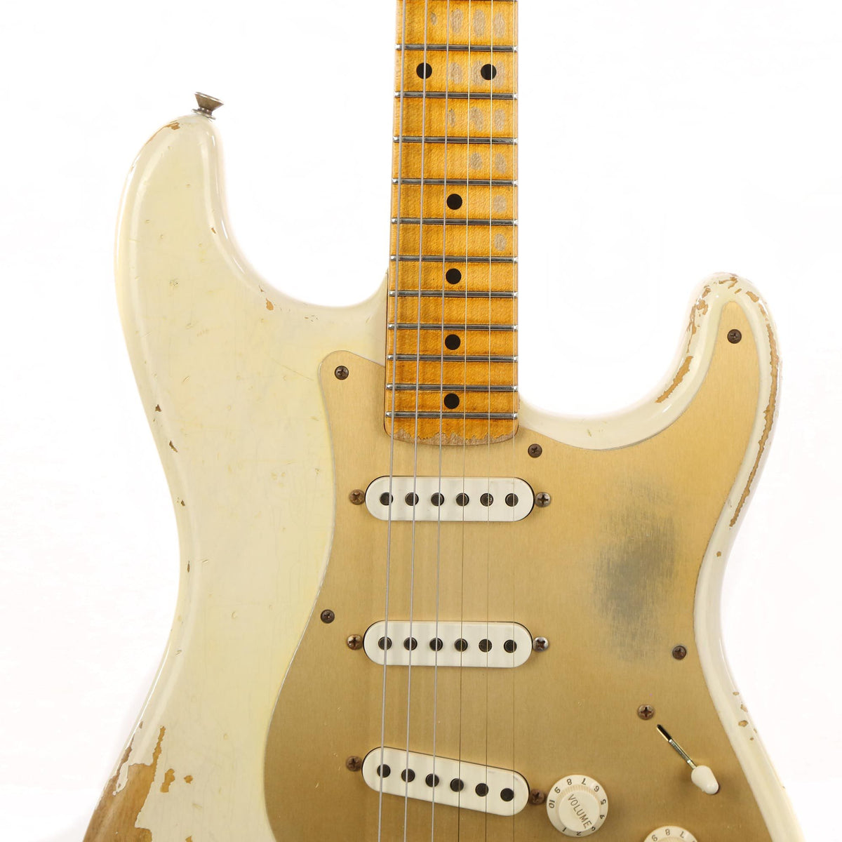 Fender Custom Shop 1957 Stratocaster Heavy Relic White Blonde 2009 — 7