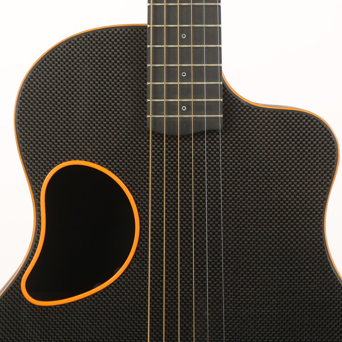 McPherson Touring Carbon Fiber Guitar Acoustic-Electric Orange Binding — 5