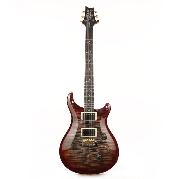 PRS Custom 24 Wood Library West Coast Flame Maple and Rosewood Neck Charcoal Cherry Burst 2020