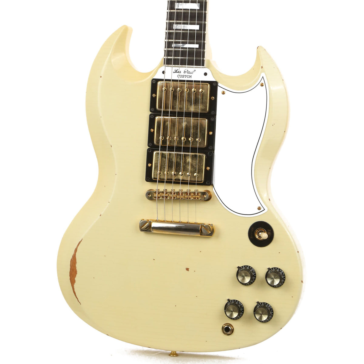 GIbson Custom Shop SG Custom Heavy Aged Classic White 2019 — 7