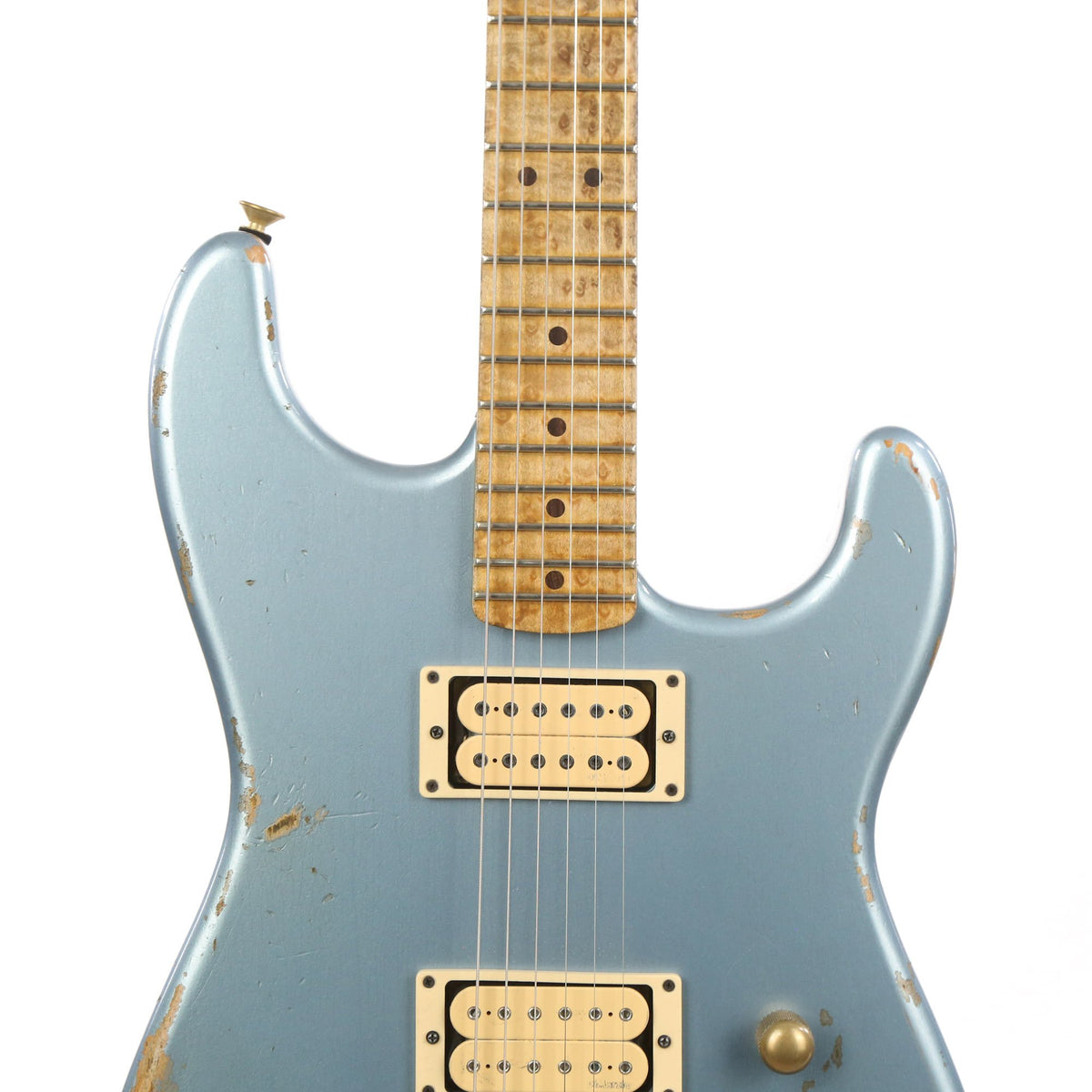 Charvel Custom Shop San Dimas Nitro Aged Ice Blue Metallic NOS 2019 — 5