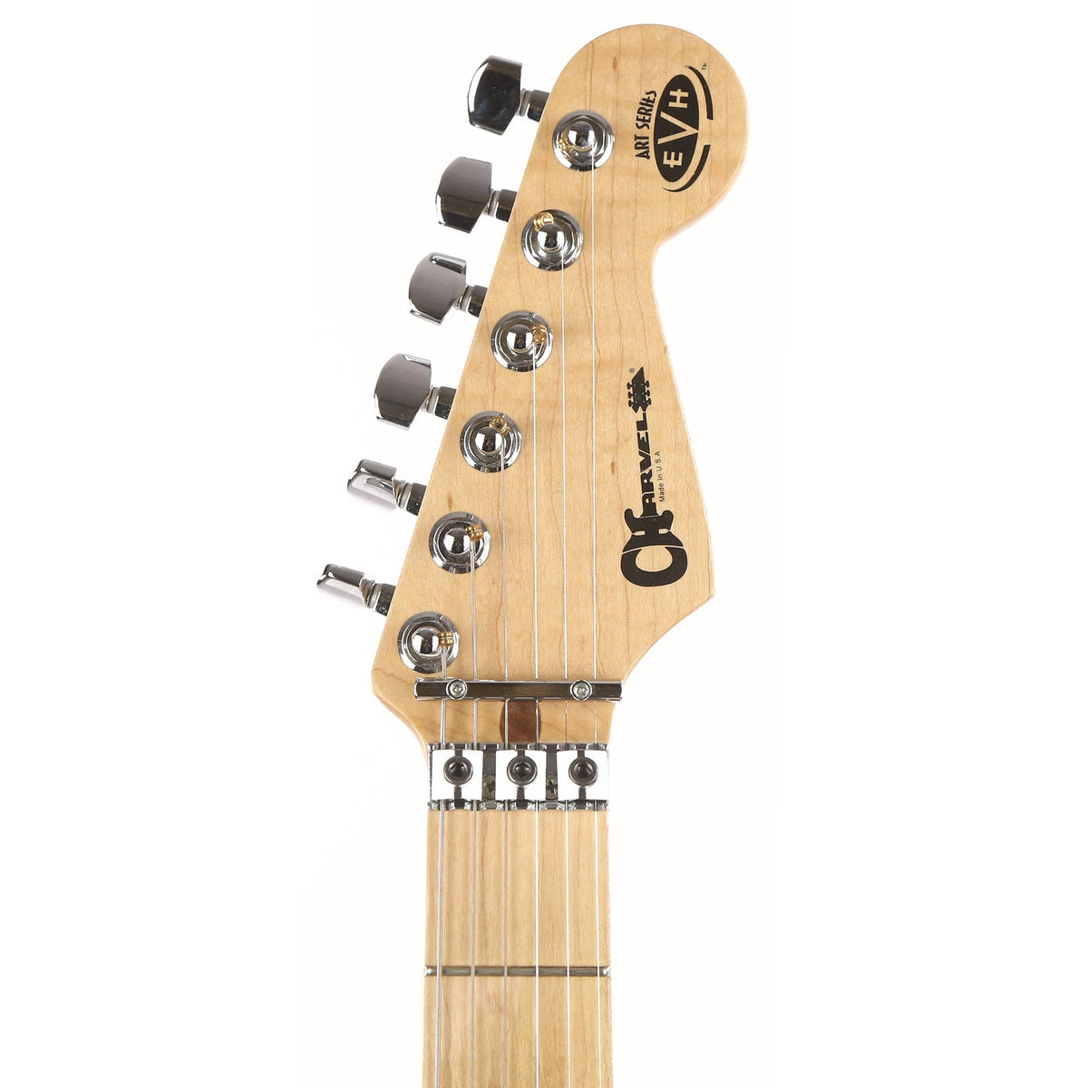 Charvel EVH Art Series Black and Yellow Stripes 2004 — 4