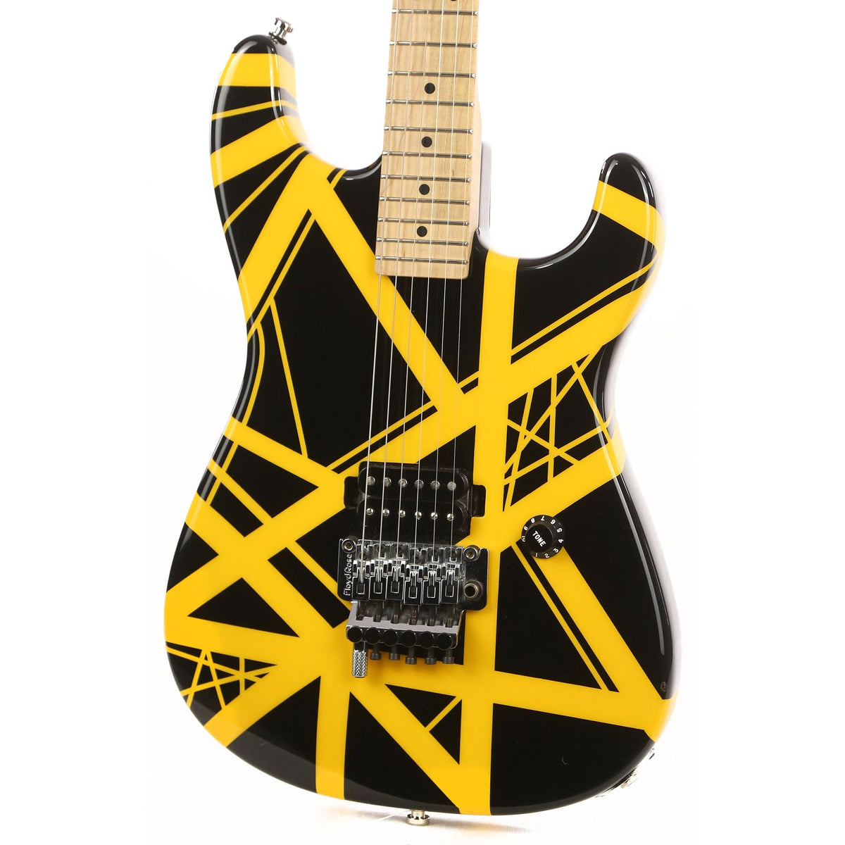 Charvel EVH Art Series Black and Yellow Stripes 2004 — 6