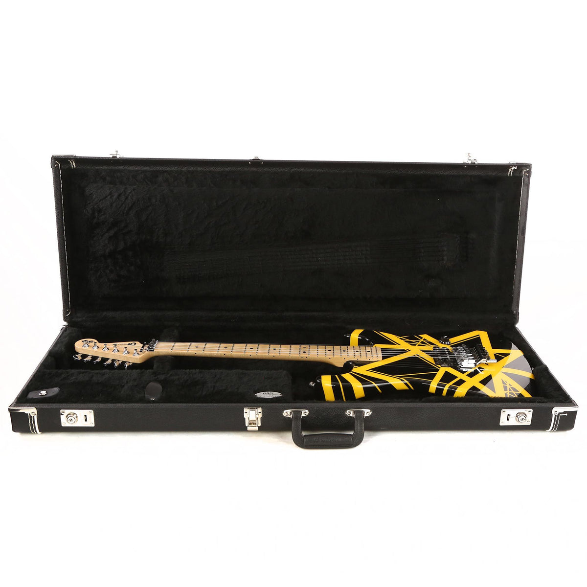 Charvel EVH Art Series Black and Yellow Stripes 2004 — 8