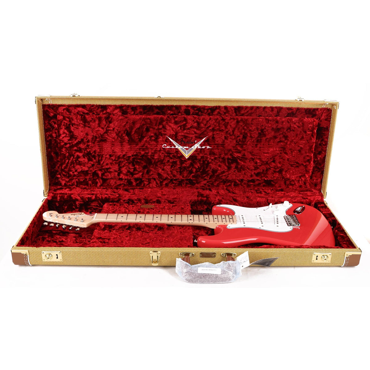 Fender Custom Shop 1957 Stratocaster NOS Fiesta Red with Matching Skunk Stripe — 10