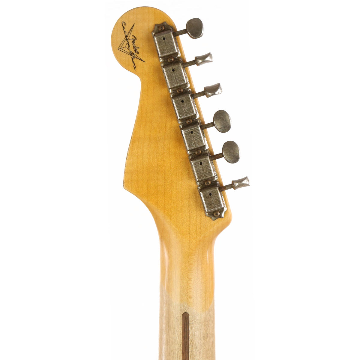 Fender Custom Shop Ancho Poblano Stratocaster Journeyman Relic Opaque White Blonde 2020 — 5