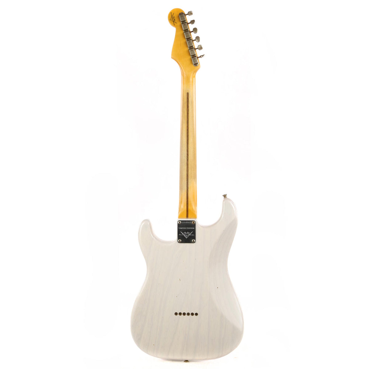Fender Custom Shop 1955 Hardtail Stratocaster Reissue Journeyman Relic White Blonde 2020 — 3