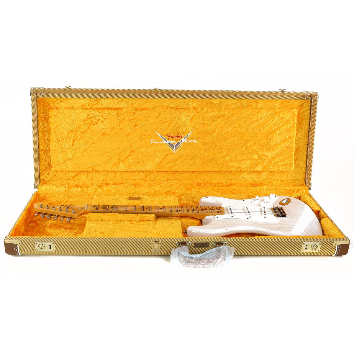 Fender Custom Shop 1955 Hardtail Stratocaster Reissue Journeyman Relic White Blonde 2020 — 8