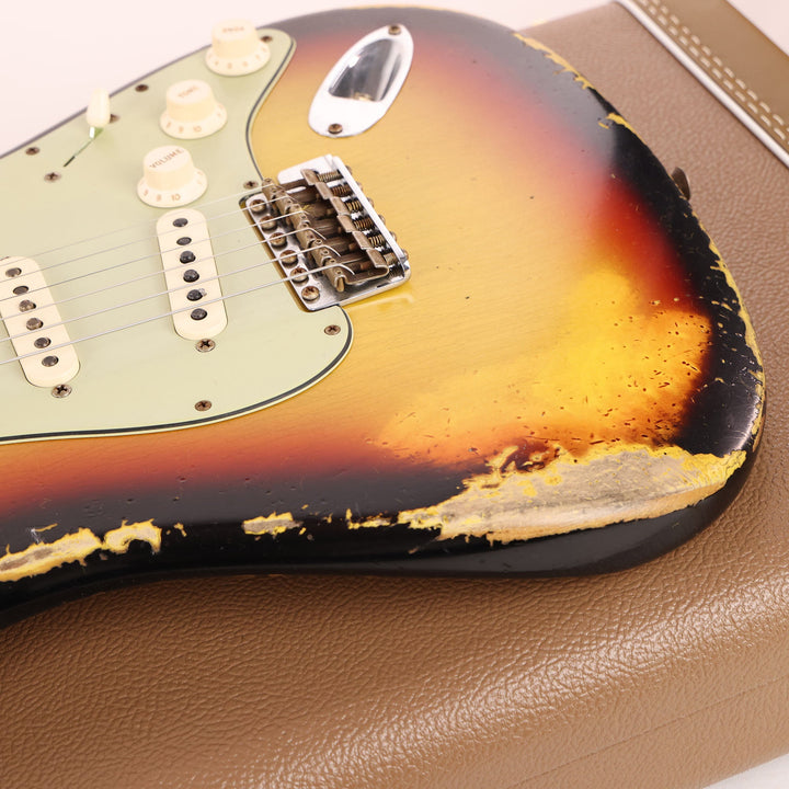 Fender Custom Shop NoNeck 1960 Stratocaster Music Zoo Exclusive Heavy Relic 3-Tone Sunburst