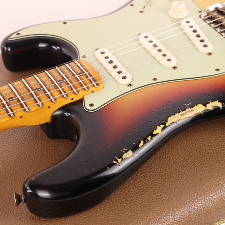 Fender Custom Shop NoNeck 1960 Stratocaster Music Zoo Exclusive Heavy Relic 3-Tone Sunburst