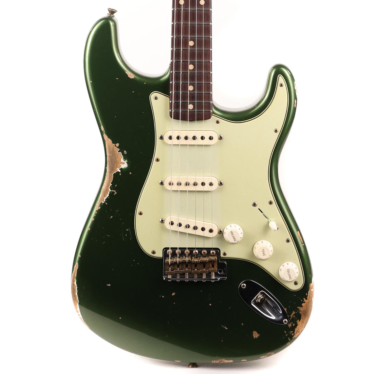 Fender Custom Shop NoNeck '60 Stratocaster Heavy Relic Olive Green Metallic Music Zoo Exclusive — 1