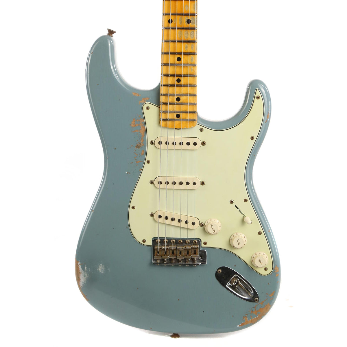 Fender Custom Shop NoNeck 1960 Stratocaster Music Zoo Exclusive Sonic Gray Heavy Relic — 1