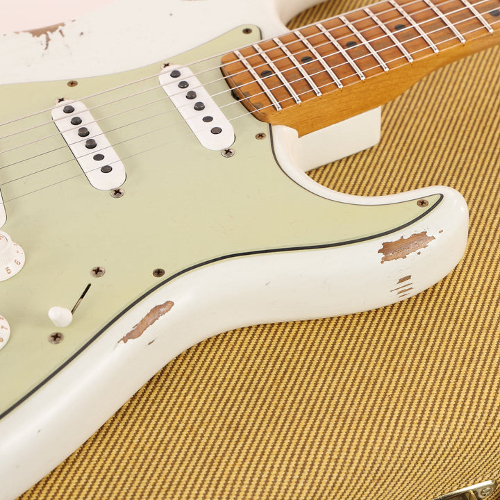 Fender Custom Shop '50s Roasted NoNeck Stratocaster Heavy Relic Olympic White 2022