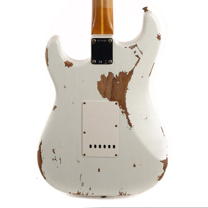 Fender Custom Shop '50s Roasted NoNeck Stratocaster Heavy Relic Olympic White 2022