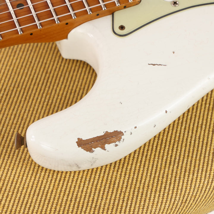 Fender Custom Shop '50s Roasted NoNeck Stratocaster Heavy Relic Olympic White 2022
