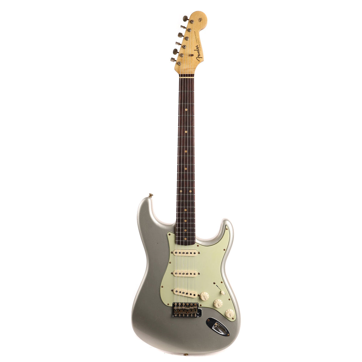 Fender Custom Shop NoNeck 1960 Stratocaster Music Zoo Exclusive Journeyman Relic Inca Silver — 2