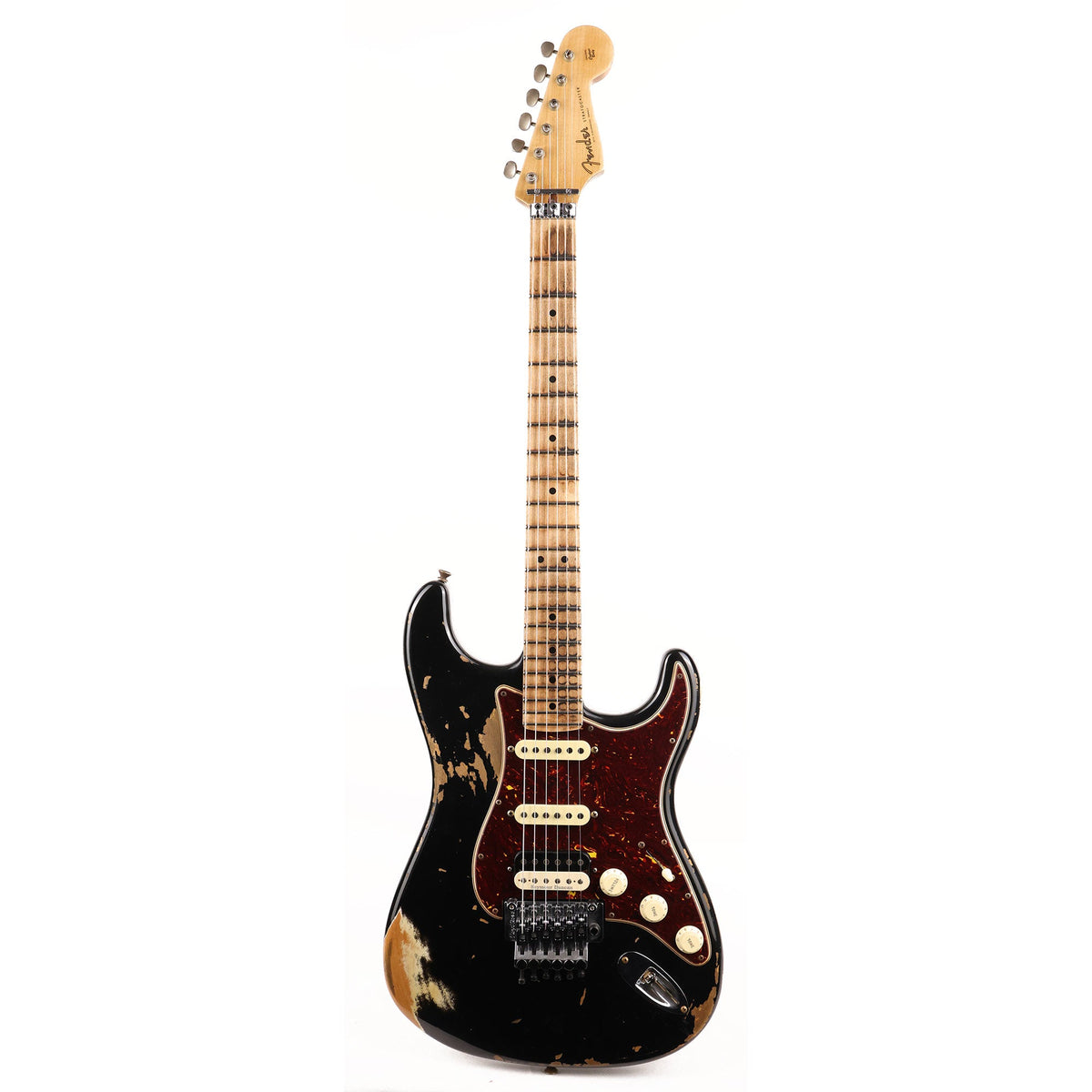 Fender Custom Shop ZF Stratocaster Heavy Relic Black Music Zoo Exclusive — 2