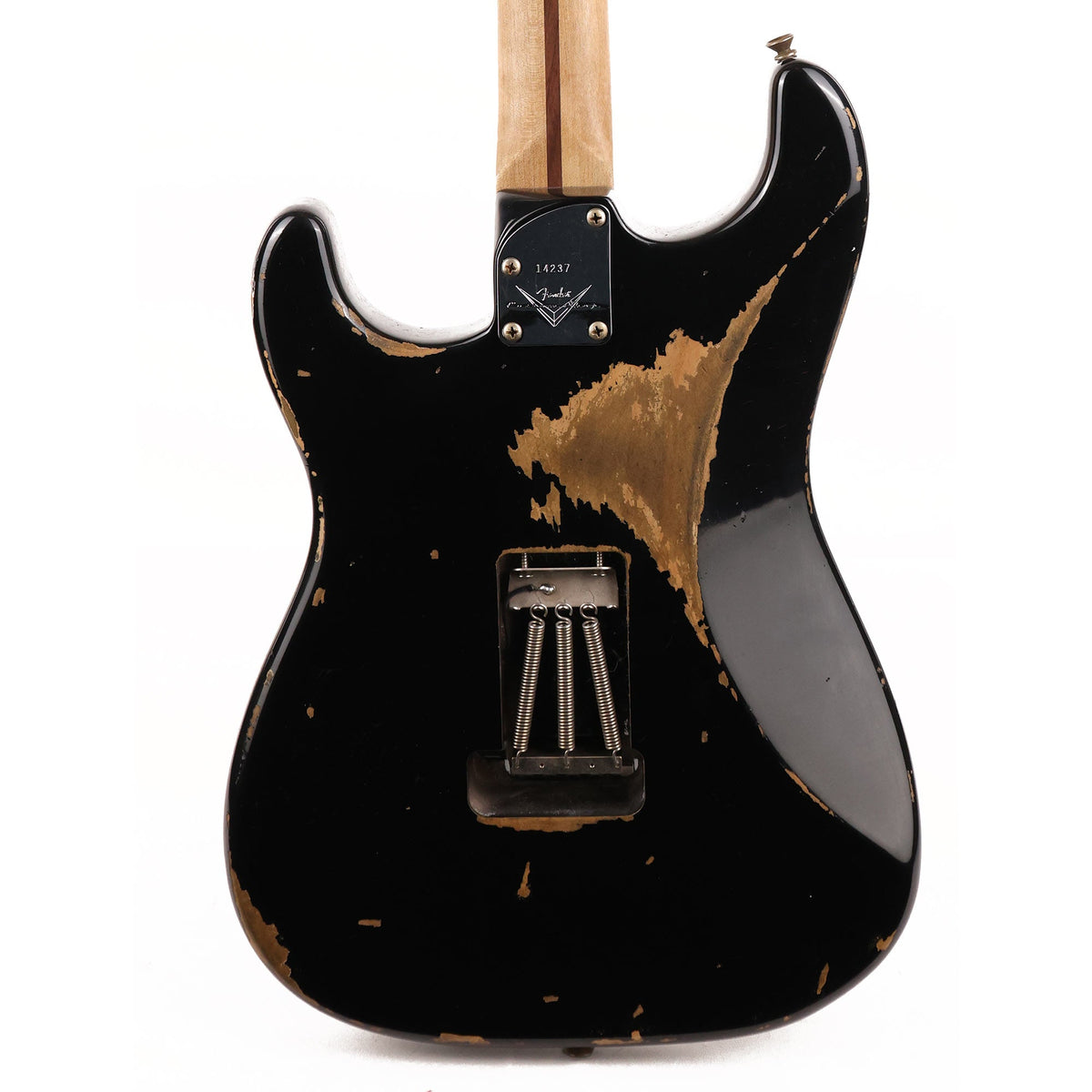 Fender Custom Shop ZF Stratocaster Heavy Relic Black Music Zoo Exclusive — 6
