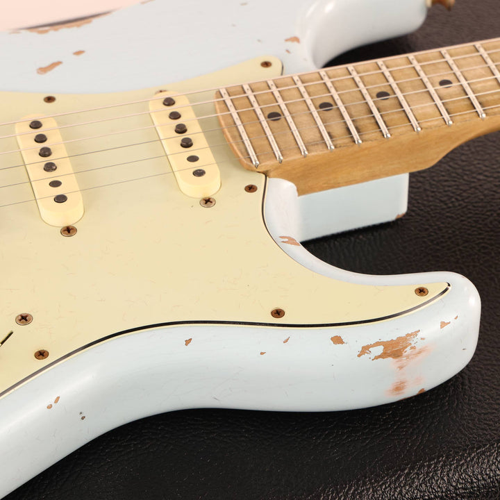 Fender Custom Shop ZF Stratocaster Heavy Relic Sonic Blue Music Zoo Exclusive