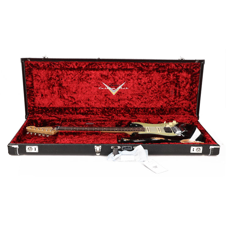 Fender Custom Shop ZF Stratocaster Heavy Relic Black Music Zoo Exclusive