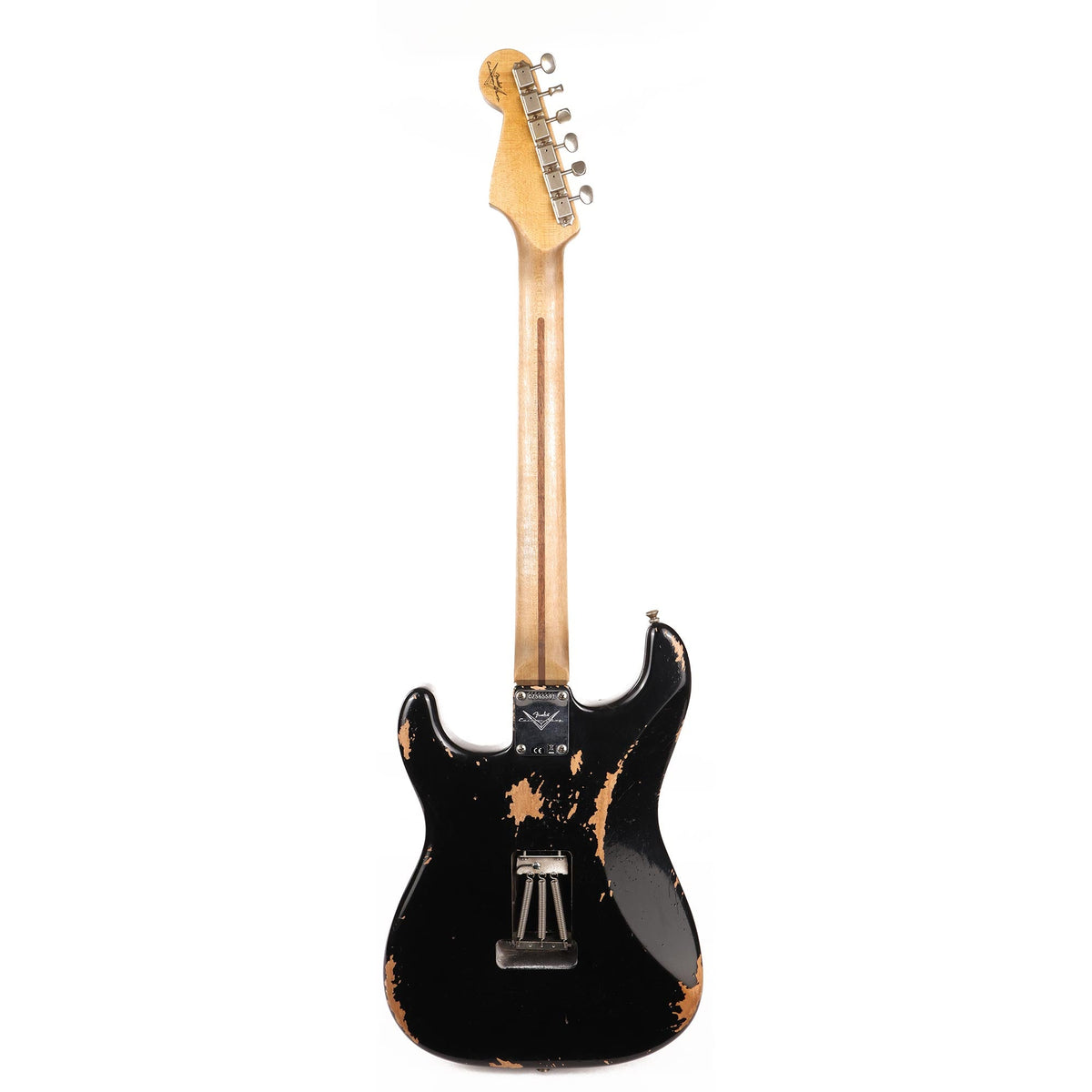 Fender Custom Shop ZF Stratocaster Heavy Relic Black Music Zoo Exclusive — 3