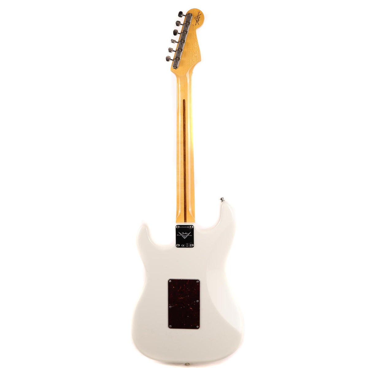 Fender Custom Shop ZF Stratocaster Music Zoo Exclusive NOS Flat White — 3