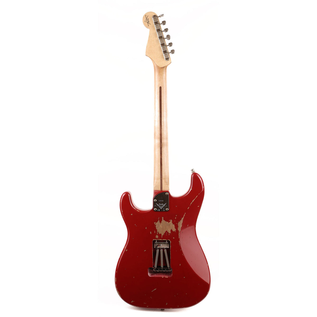 Fender Custom Shop ZF Stratocaster Heavy Relic Dakota Red Music Zoo Exclusive Used — 3