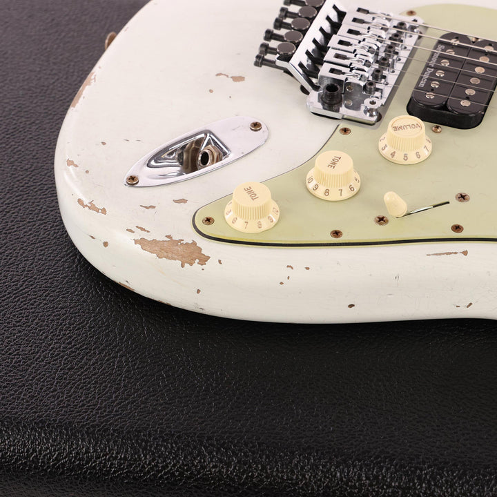 Fender Custom Shop ZF Stratocaster Heavy Relic Faded Olympic White 2021