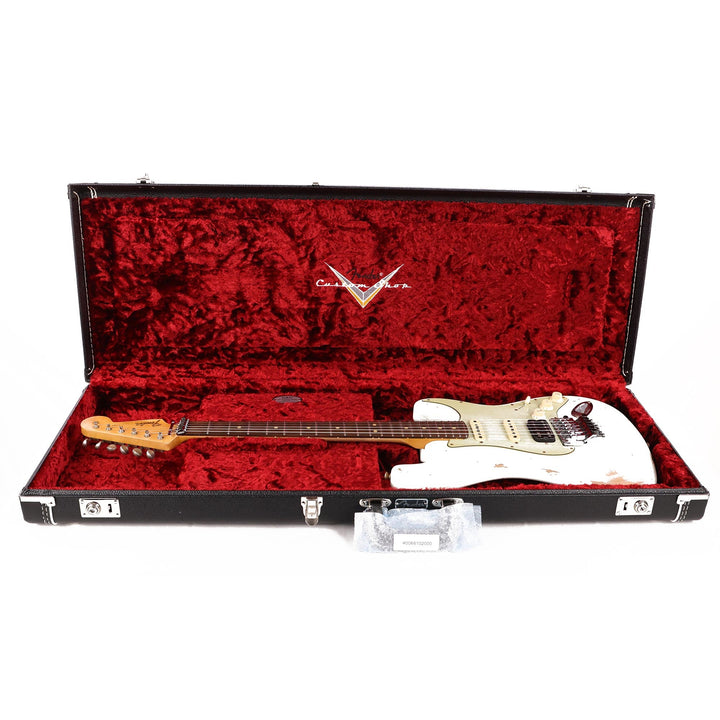 Fender Custom Shop ZF Stratocaster Heavy Relic Faded Olympic White 2021