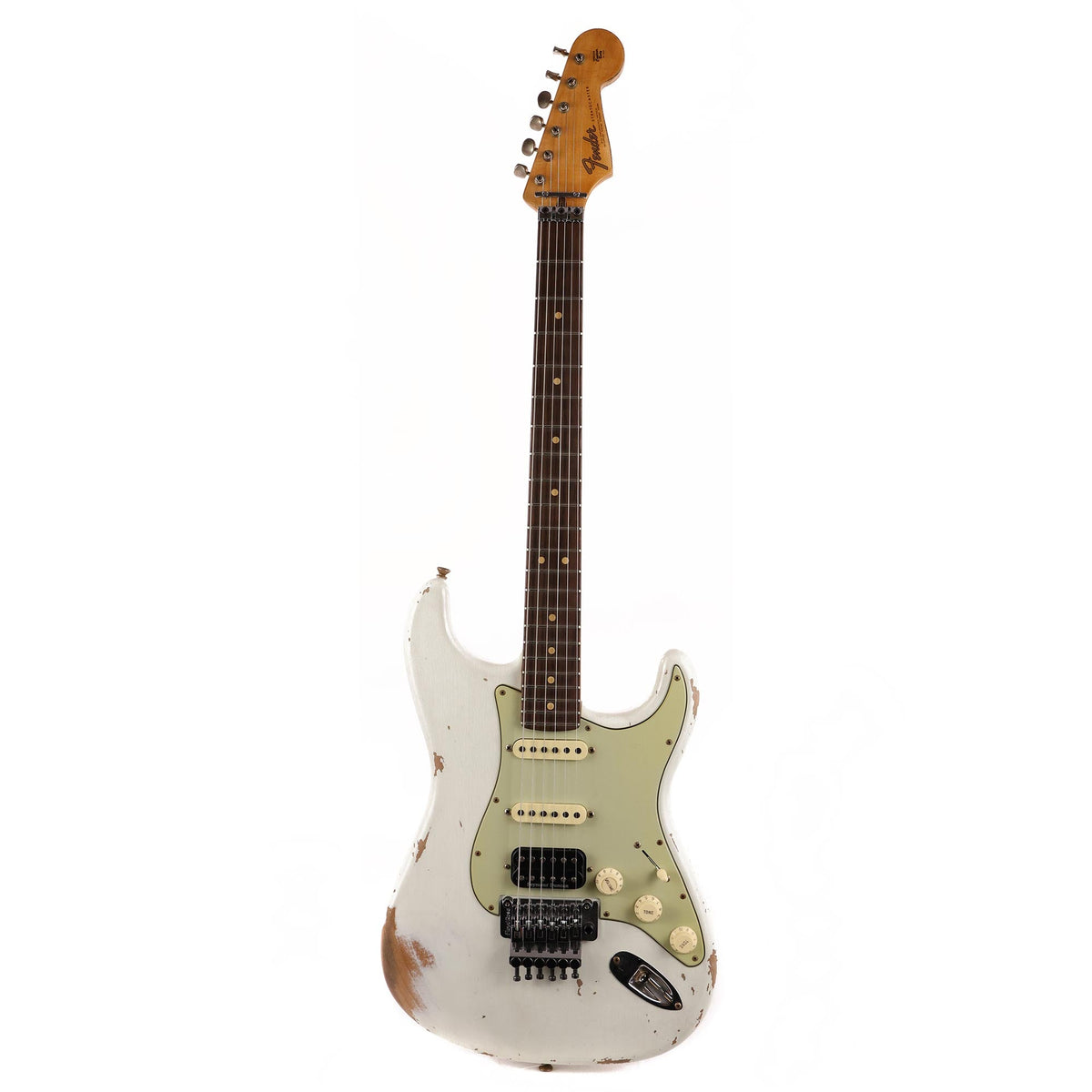 Fender Custom Shop ZF Stratocaster Heavy Relic Faded Olympic White 2021 — 2