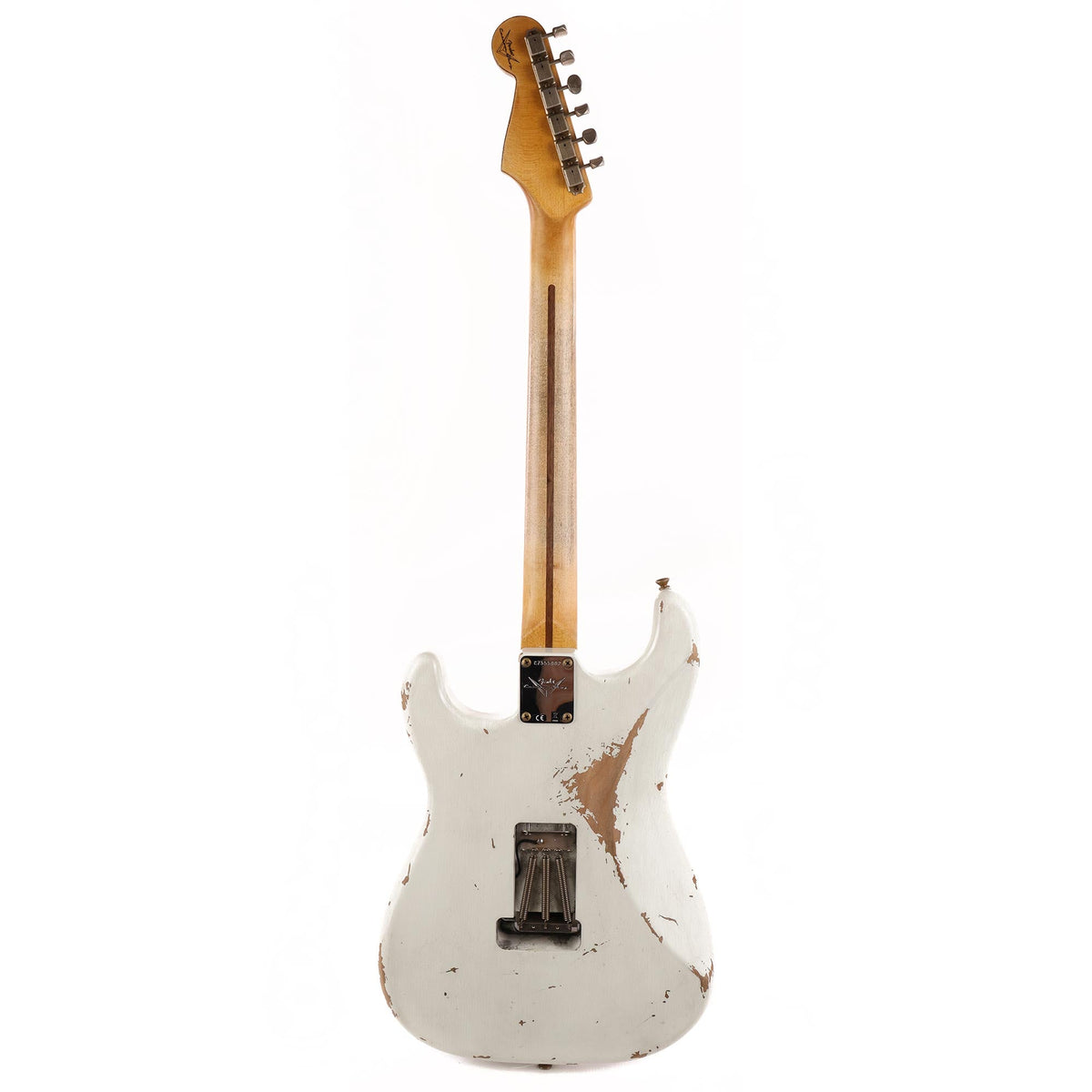 Fender Custom Shop ZF Stratocaster Heavy Relic Faded Olympic White 2021 — 3