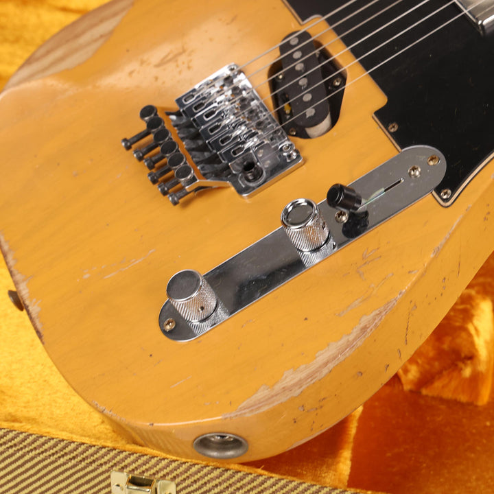 Fender Custom Shop ZF Telecaster Butterscotch Blonde Heavy Relic Music Zoo Exclusive