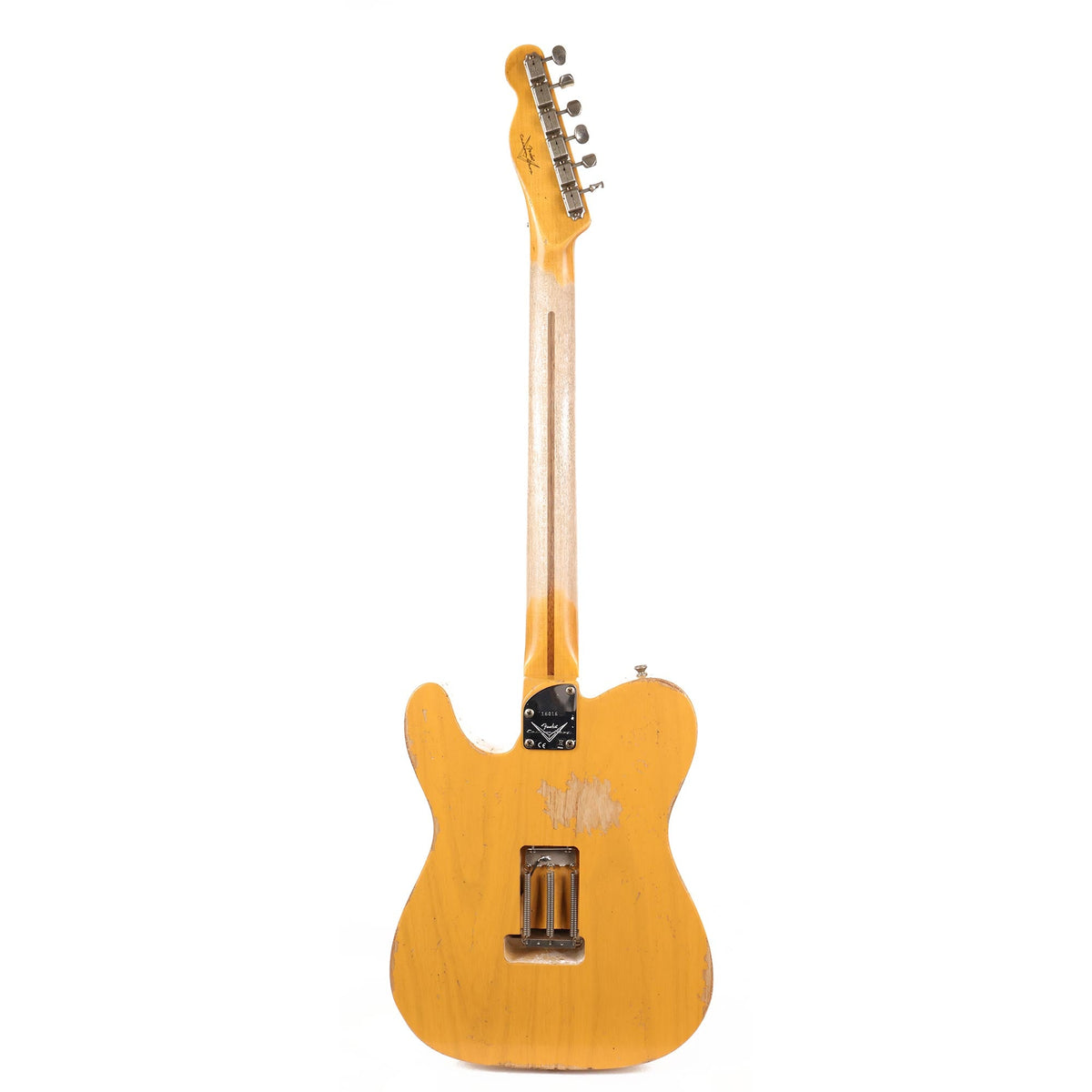 Fender Custom Shop ZF Telecaster Butterscotch Blonde Heavy Relic Music Zoo Exclusive — 3